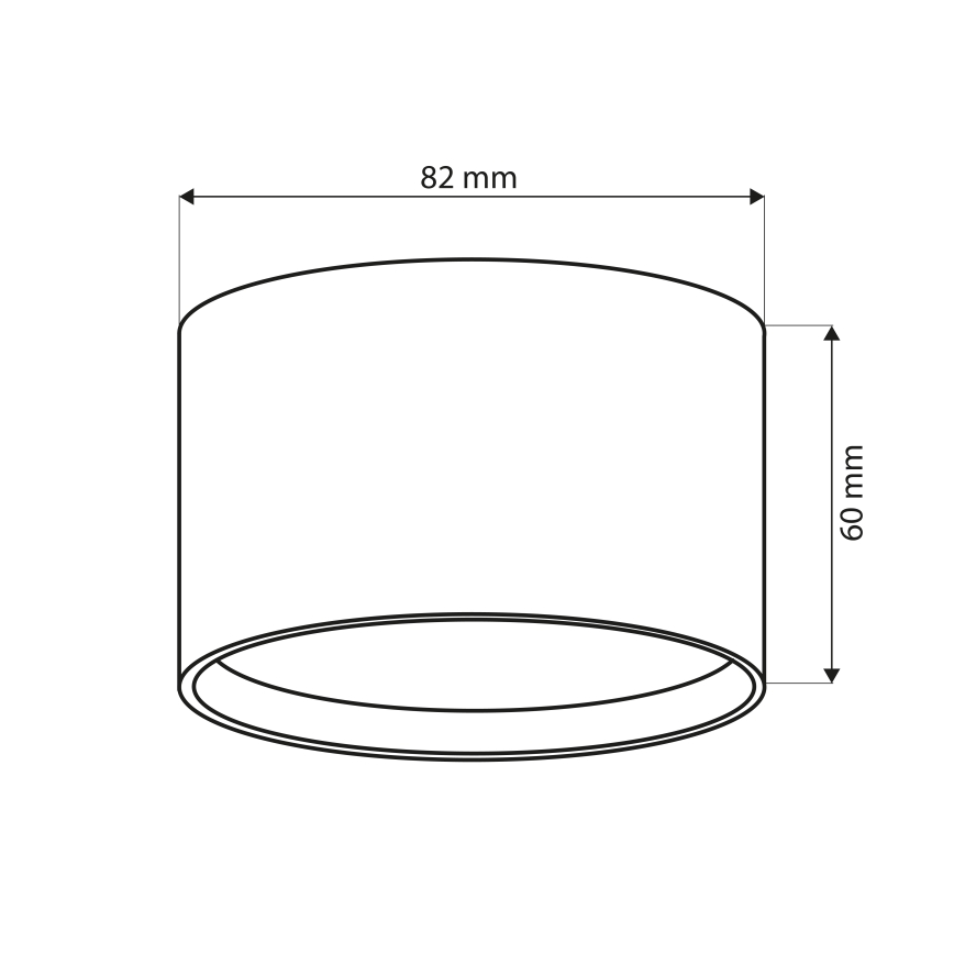 Brilagi - LED Deckenspot SMOOTH 1xGX53/15W/230V, beige