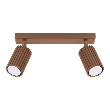 Brilagi - LED-Deckenstrahler CRESTO 2xGU10/10W/230V braun