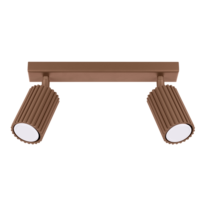 Brilagi - LED-Deckenstrahler CRESTO 2xGU10/10W/230V braun