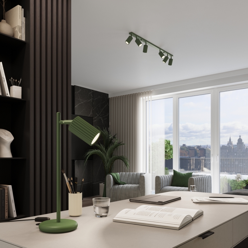 Brilagi - LED Deckenstrahler CRESTO 4xGU10/10W/230V grün