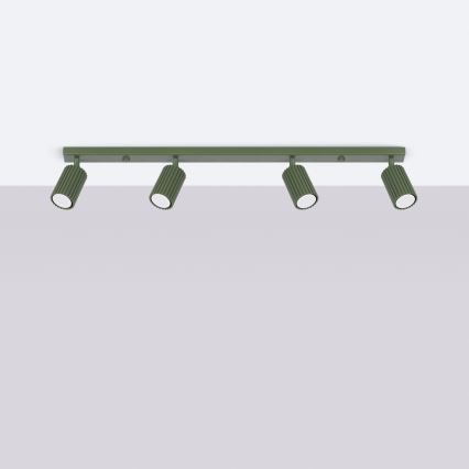 Brilagi - LED Deckenstrahler CRESTO 4xGU10/10W/230V grün