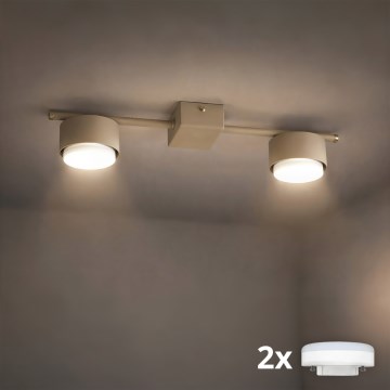 Brilagi - LED-Deckenstrahler MONO 2xGX53/13W/230V beige