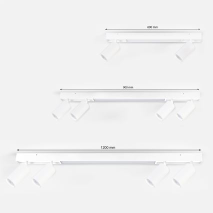 Brilagi - LED-Deckenstrahler SELE 4xGU10/30W/230V + LED/25W weiß