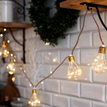 BRILAGI - LED Dekorationskette 10xLED/3xAA 1,8m warmweiß