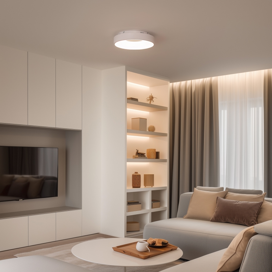 Brilagi - Dimmbare LED-Deckenleuchte FALCON II LED/67W/230V 3000–6500K Ø 40 cm Weiß + Fernbedienung