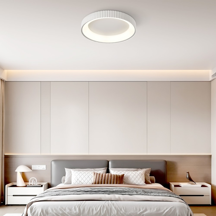 Brilagi - Dimmbare LED-Deckenleuchte FALCON MODERN LED/54W/230V 3000-6000K 60 cm Weiß + Fernbedienung
