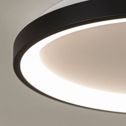 Brilagi - LED dimmbar Deckenleuchte FALCON SLIM LED/42W/230V 3000-6500K Ø 50 cm schwarz + Fernbedienung