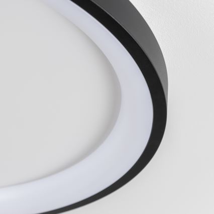 Brilagi - LED dimmbar Deckenleuchte FALCON SLIM LED/42W/230V 3000-6500K Ø 50 cm schwarz + Fernbedienung