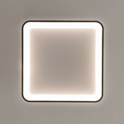 Brilagi - dimmbare LED-Deckenleuchte FALCON SLIM LED/50W/230V 3000-6500K 50x50 cm schwarz + Fernbedienung