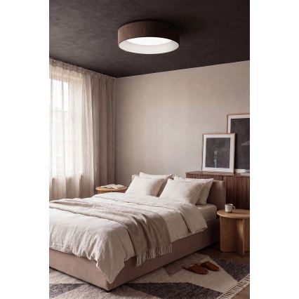 Brilagi - LED-dimmbare Deckenleuchte VELVET SMARTIX STARS LED/24W/230V 3000-6000K Ø 45 cm braun Wi-Fi Tuya Beacon + Fernbedienung