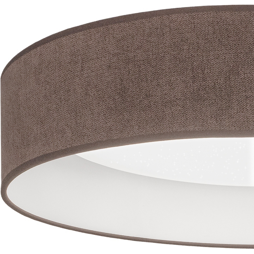 Brilagi - LED-dimmbare Deckenleuchte VELVET SMARTIX STARS LED/24W/230V 3000-6000K Ø 45 cm braun Wi-Fi Tuya Beacon + Fernbedienung