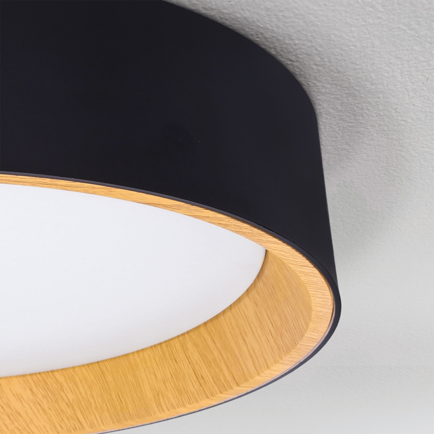 Brilagi - LED-dimmbare Deckenleuchte LARIOS LED/72W/230V 3000-6500K schwarz Ø 59 cm + Fernbedienung