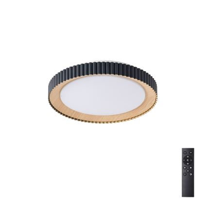 Brilagi - dimmbare LED-Deckenleuchte NEXO LED/48W/230V 3000-6000K schwarz Ø 43 cm + Fernbedienung