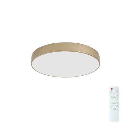 Brilagi - LED-dimmbare Deckenleuchte POOL LED/60W/230V 3000-6000K Ø 50 cm goldfarben + Fernbedienung