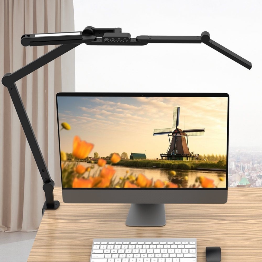 Brilagi - LED Dimmbar flexible Tischleuchte VARIO LED/24W/230V 3000-6500K CRI 92 schwarz