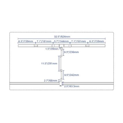 Brilagi - LED Dimmbar flexible Tischleuchte VARIO LED/24W/230V 3000-6500K CRI 92 schwarz
