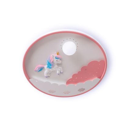 Brilagi - Dimmbare LED-Kinder-Deckenleuchte UNICORN LED/68W/230V 3000-6000K Ø 49 cm + Fernbedienung