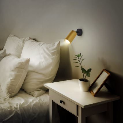Brilagi - LED-dimmbarer Einbau-Spot SELE GOLDEN 1xGU10/6,5W/230V 2700-6500K schwarz/gold