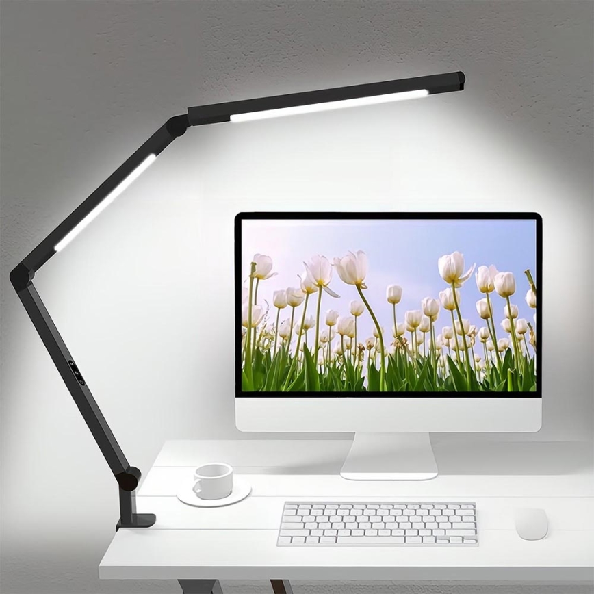 Brilagi - LED Dimmbar Touch flexible Tischleuchte VARIO LED/12W/230V 3000/4000/5000/6500K CRI 92 schwarz