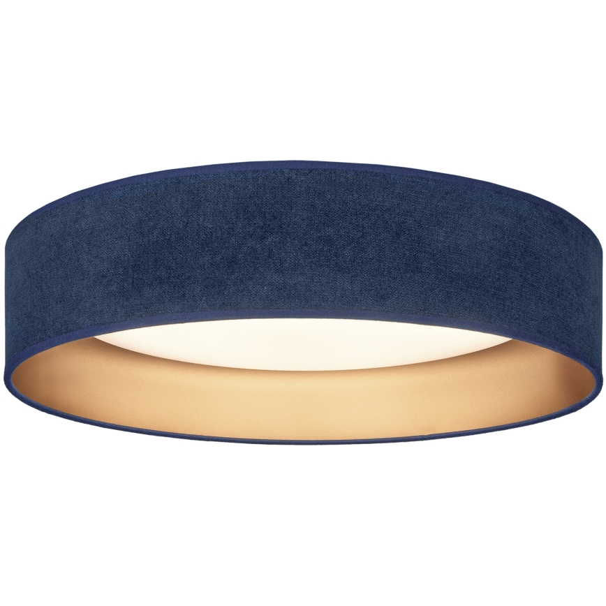 Brilagi - dimmbare LED-Deckenleuchte VELVET SMARTIX LED/24W/230V 3000-6000K Ø 45 cm blau/gold Wi-Fi Tuya Beacon + Fernbedienung
