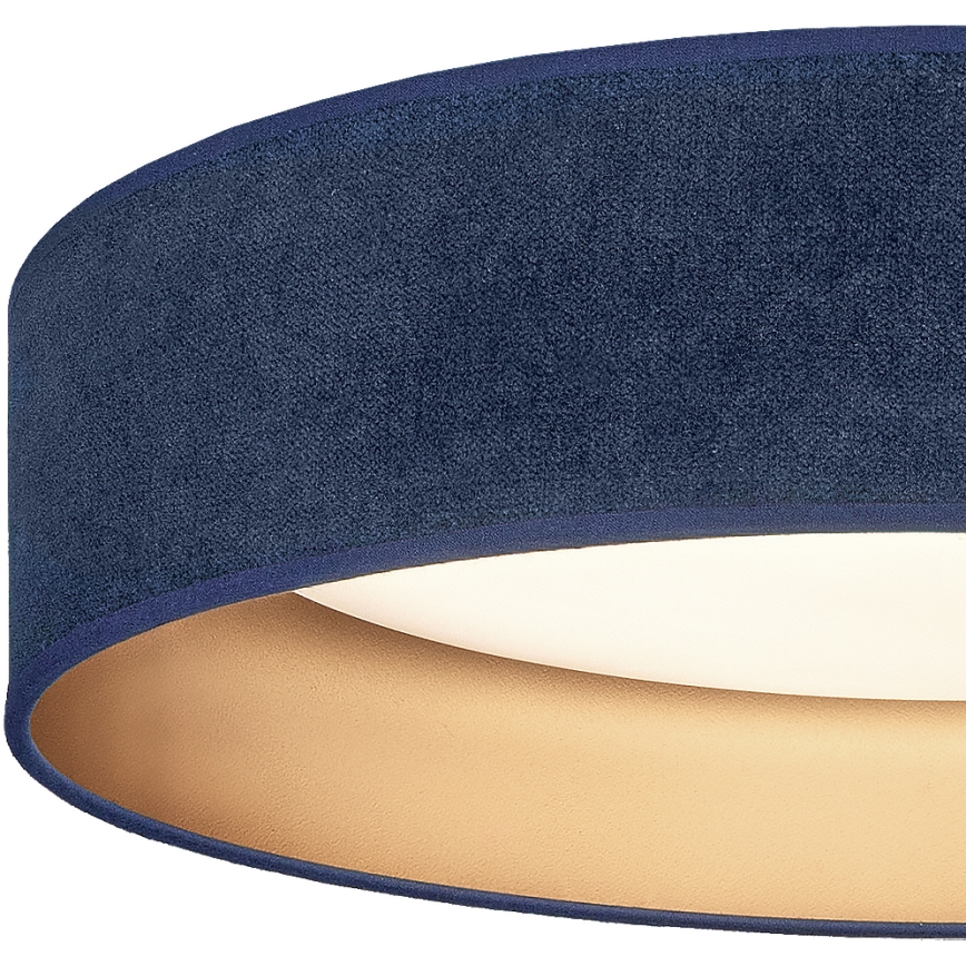 Brilagi - dimmbare LED-Deckenleuchte VELVET SMARTIX LED/24W/230V 3000-6000K Ø 45 cm blau/gold Wi-Fi Tuya Beacon + Fernbedienung