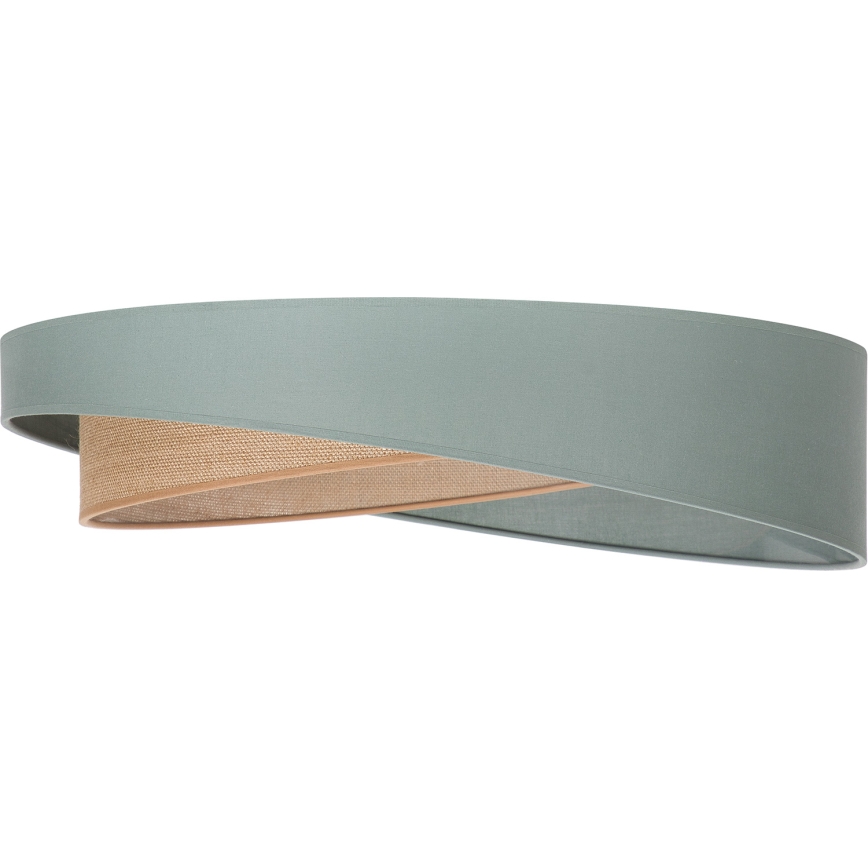 BRILAGI - dimmbare LED-Deckenleuchte VELVET TWIST LED/36W/230V 3000-6000K Ø 65 cm Wi-Fi Tuya Beacon grün/beige + Fernbedienung