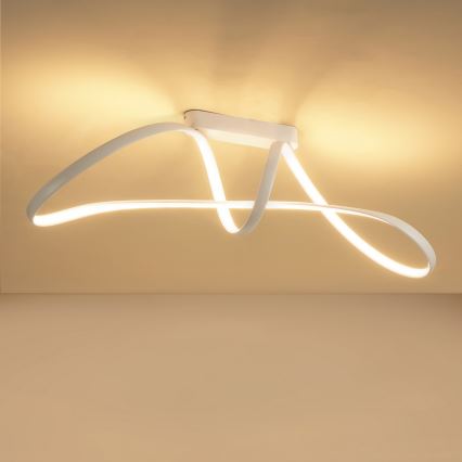 Brilagi - LED dimmbare Aufputz-Deckenleuchte TWISTER LED/60W/230V 3000-6000K weiß + Fernbedienung