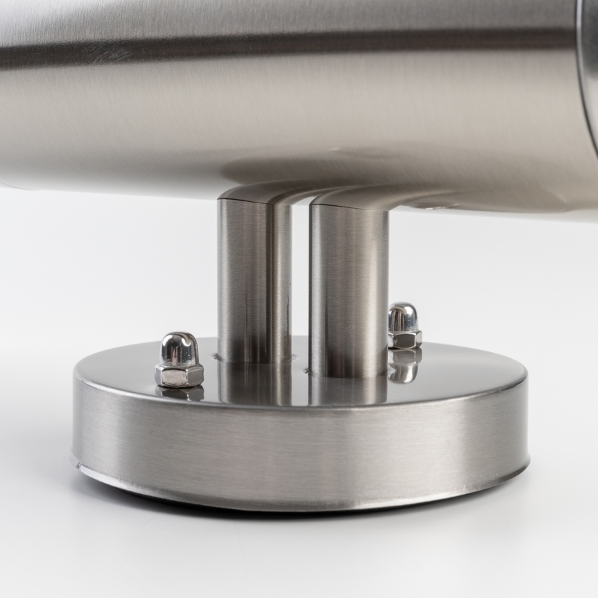 BRILAGI - LED-dimmbare Außenwandleuchte ELIA 1xE27/6W/230V 2700-6500K IP44 Wi-Fi mattchrom