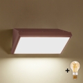 Brilagi - LED-dimmbare Außenwandleuchte TRIANGLE 1xE27/6W/230V 2700-6500K IP65 braun