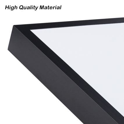 Brilagi - LED-dimmbare Badezimmer-Deckenleuchte FRAME SMART LED/96W/230V 120x60 cm 3000-6000K IP44 schwarz + Fernbedienung
