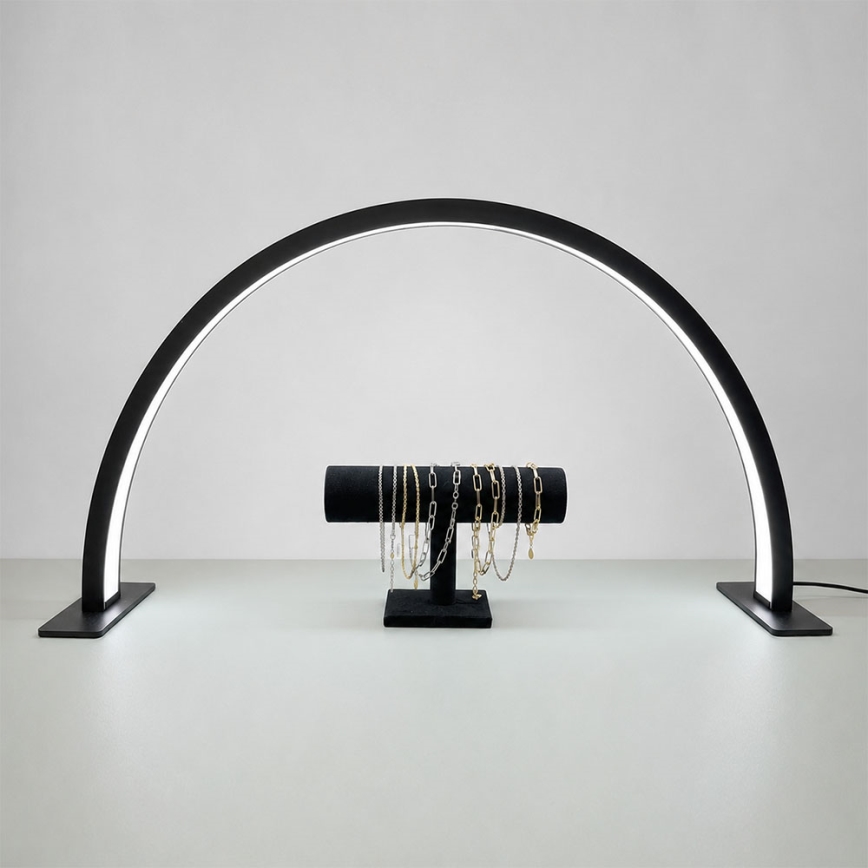 BRILAGI - LED dimmbare bogenförmige Modellbau-Tischlampe RADIO LED/30W/24/230V 3000/4000/6500K schwarz