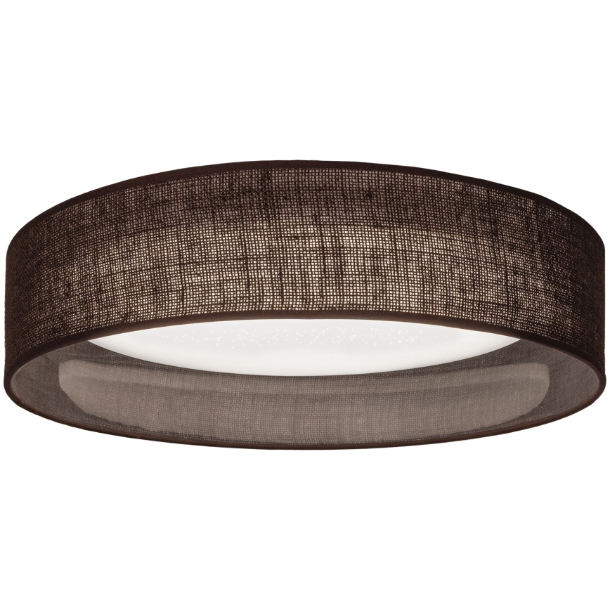 Brilagi - Dimmbare LED-Deckenleuchte VELVET SMARTIX STARS LED/24W/230V 3000–6000K Ø 45 cm braun Wi-Fi Tuya Beacon + Fernbedienung