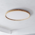 BRILAGI - LED-dimmbare Deckenleuchte ALSON LED/72W/230V 3000-6500K Eiche, Durchmesser 78 cm + Fernbedienung