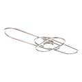 Brilagi - LED-dimmbare Deckenleuchte APOLLO LED/58W/230V 3000-6500K 43,2x101,2 cm mattchrom + Fernbedienung
