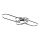 Brilagi - LED-dimmbare Deckenleuchte APOLLO LED/58W/230V 3000-6500K 43,2x101,2 cm schwarz + Fernbedienung
