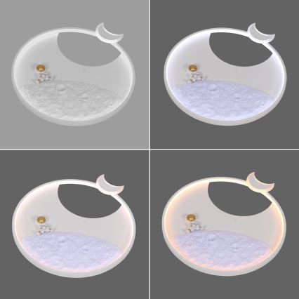 Brilagi - Dimmbare LED-Deckenleuchte ASTRO LED/20W/230V Ø 50 cm 3000-6000K astronaut + Fernbedienung