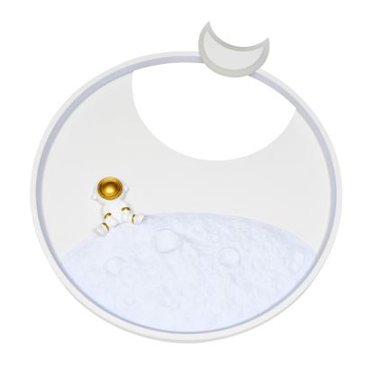 Brilagi - Dimmbare LED-Deckenleuchte ASTRO LED/20W/230V Ø 50 cm 3000-6000K astronaut + Fernbedienung