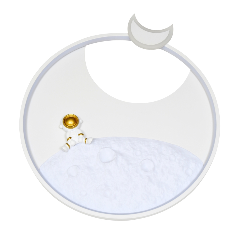 Brilagi - Dimmbares LED-Kinder-Deckenlicht ASTRO LED/20W/230V Ø 50 cm 3000-6000K Astronaut + Fernbedienung