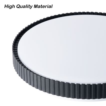 Brilagi - LED-dimmbare Deckenleuchte CORVO LED/72W/230V 3000-6000K schwarz Ø 50 cm + Fernbedienung