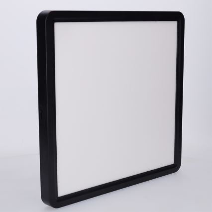 Brilagi - LED-dimmbare Deckenleuchte ESTELA SQUARE LED/36W/230V 3000-6500K 31x31 cm schwarz + Fernbedienung