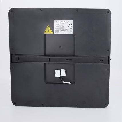 Brilagi - LED-dimmbare Deckenleuchte ESTELA SQUARE LED/36W/230V 3000-6500K 31x31 cm schwarz + Fernbedienung