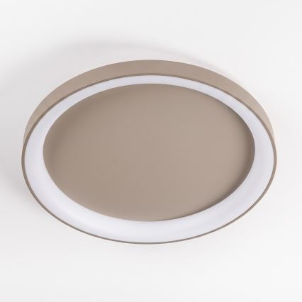 BRILAGI - LED-dimmbare Deckenleuchte FALCON II LED/108W/230V 3000-6500K Ø 80 cm beige + Fernbedienung