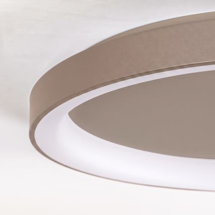 BRILAGI - LED-dimmbare Deckenleuchte FALCON II LED/108W/230V 3000-6500K Ø 80 cm beige + Fernbedienung