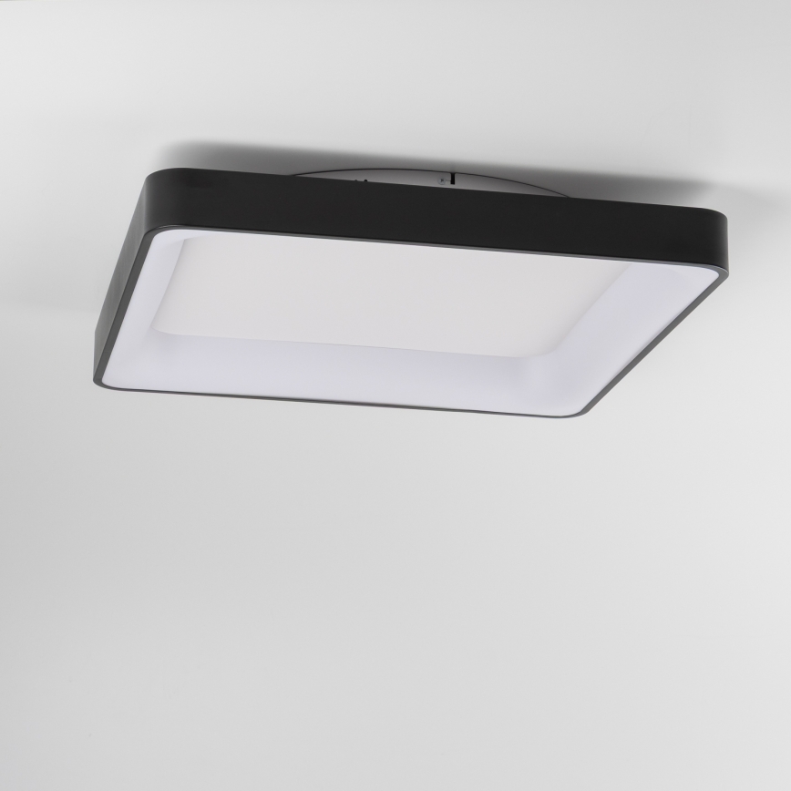 Brilagi - LED-dimmbare Deckenleuchte FALCON II LED/125W/230V 3000-6500K 60x60 cm schwarz + Fernbedienung