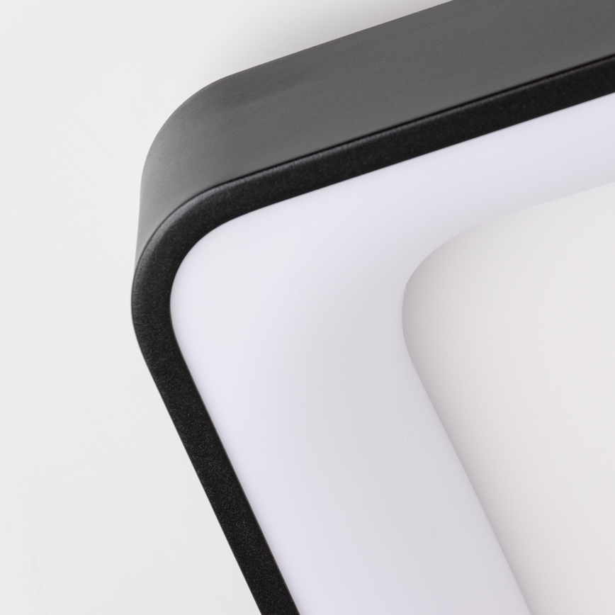 Brilagi - LED-dimmbare Deckenleuchte FALCON II LED/125W/230V 3000-6500K 60x60 cm schwarz + Fernbedienung