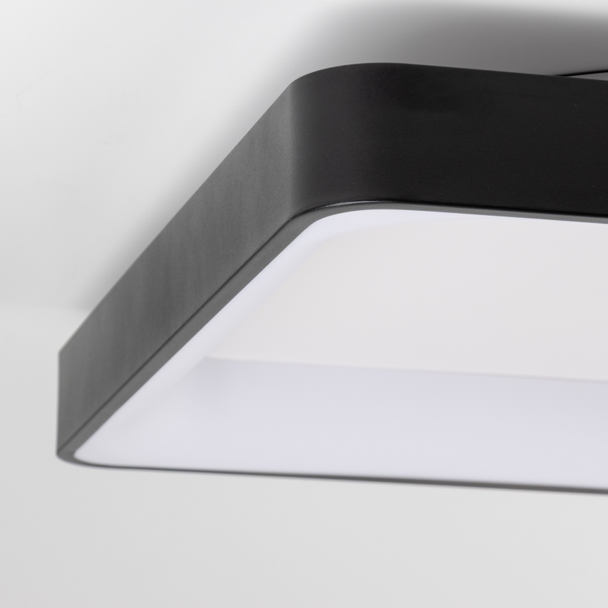 Brilagi - LED-dimmbare Deckenleuchte FALCON II LED/125W/230V 3000-6500K 60x60 cm schwarz + Fernbedienung