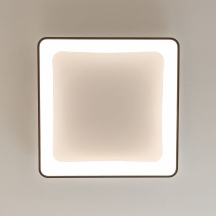 Brilagi - Dimmbare LED-Deckenleuchte FALCON II LED/125W/230V 3000-6500K 60x60 cm schwarz + Fernbedienung