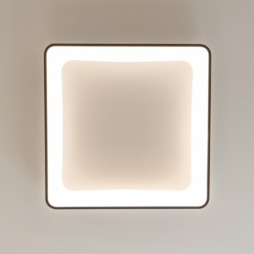 Brilagi - Dimmbare LED-Deckenleuchte FALCON II LED/125W/230V 3000-6500K 60x60 cm schwarz + Fernbedienung