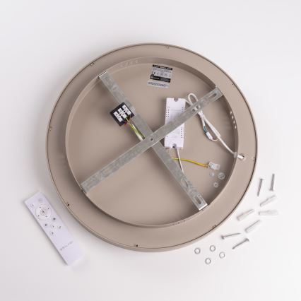 BRILAGI - LED-dimmbare Deckenleuchte FALCON II LED/67W/230V 3000-6500K Ø 40 cm beige + Fernbedienung