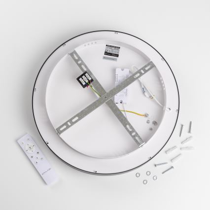 Brilagi - dimmbare LED-Deckenleuchte FALCON II LED/67W/230V 3000-6500K Ø 40 cm schwarz + Fernbedienung